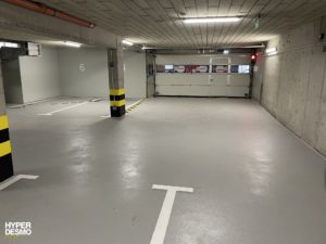 Parking podziemny osiedle Panorama w Tychach - system Hyperdesmo