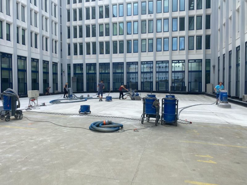 Renowacja parkingu Sądu Rejonowego Marszałkowska 82 w Warszawie