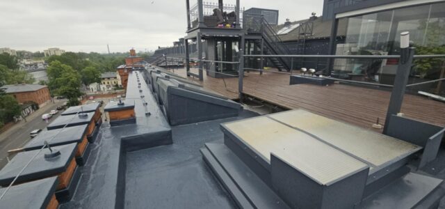 realizacja dachu grafit - Alpha Aliphatic