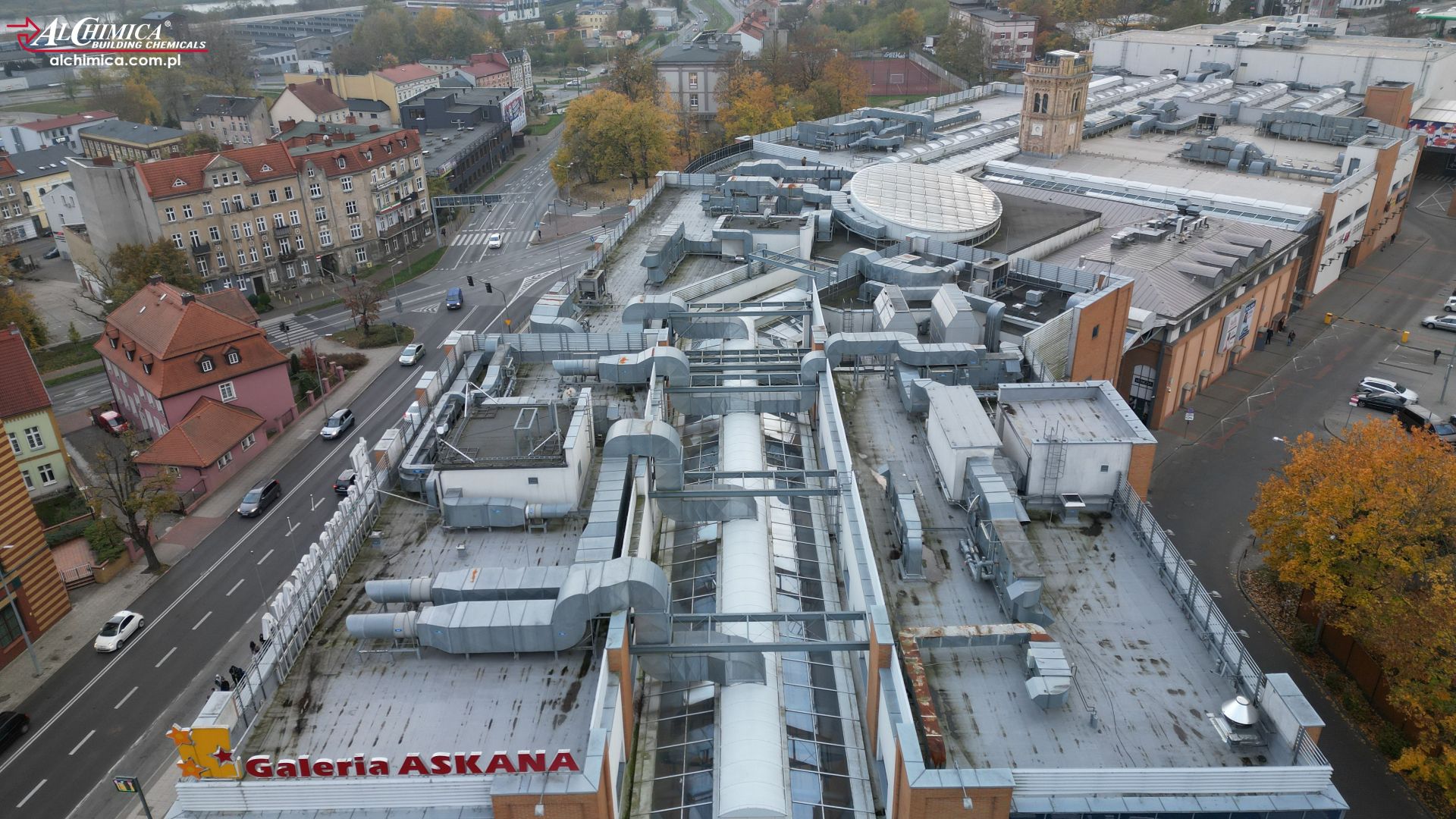 Galeria Askana w Gorzowie Wielkopolskim - widok z góry