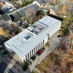 Dach Archiwum Państwowego w Bielsku-Białej po zakończeniu prac renowacyjnych